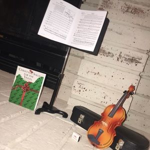 American girl doll violin set